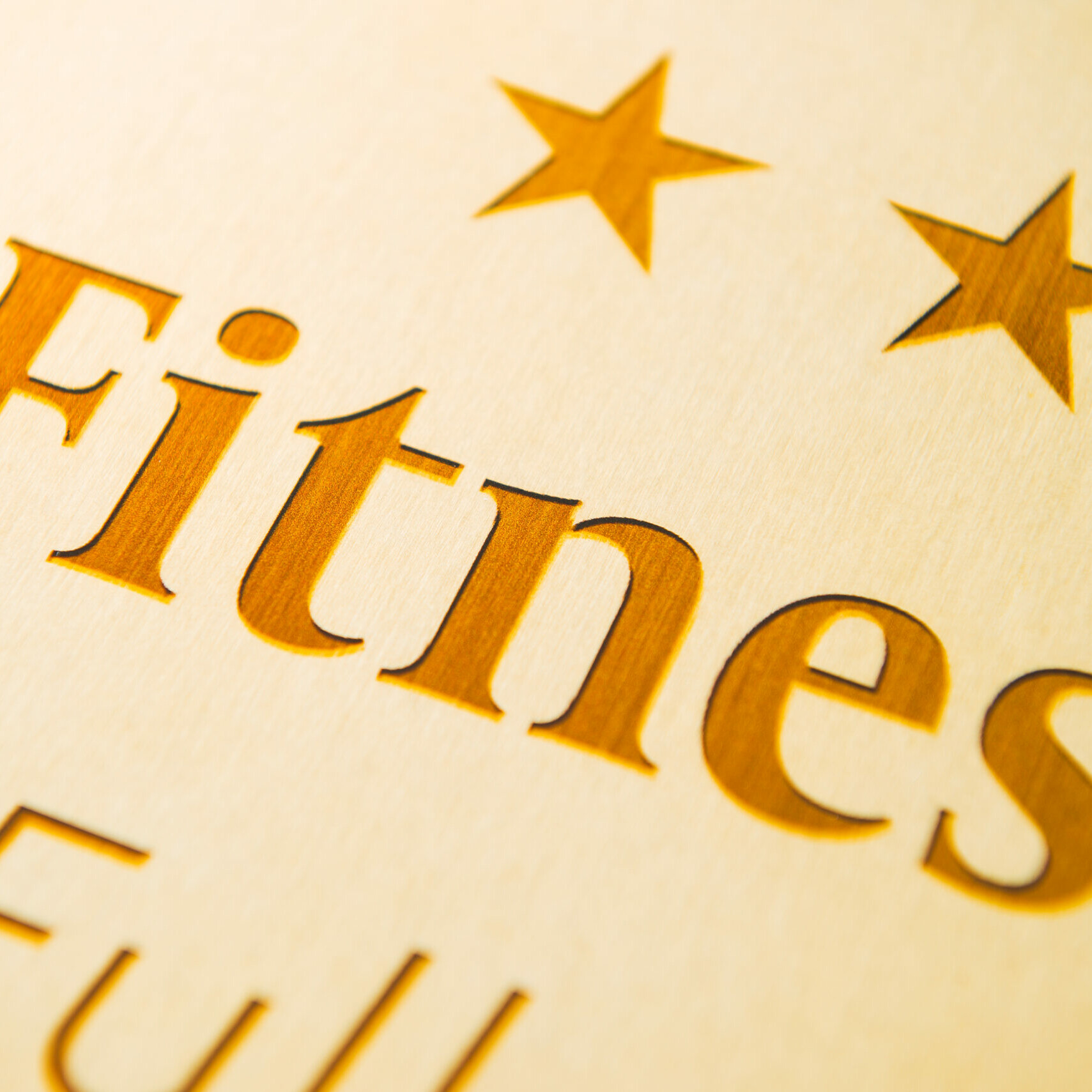 Goldplakette f&uuml;r die Fitnessqualifikation - Fitness Classification Schweiz. Goldplakette f&uuml;r Fitnessleistungen im Fitnesscenter.