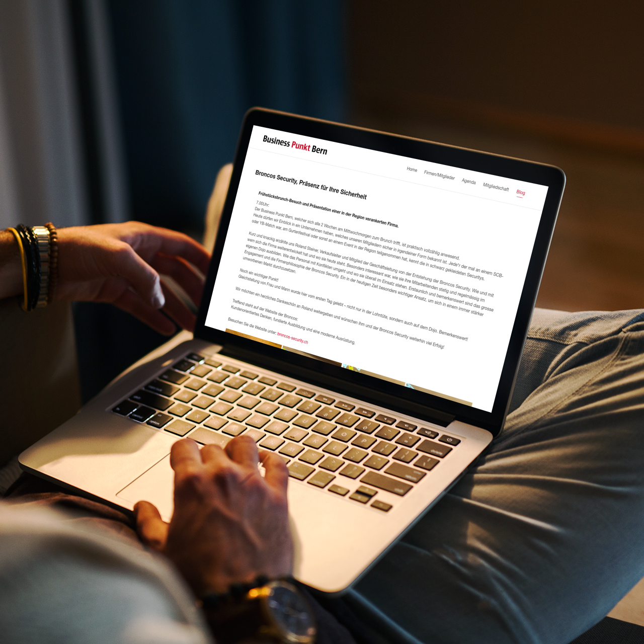 Business Punkt Bern - Sponsoring exact Werbung