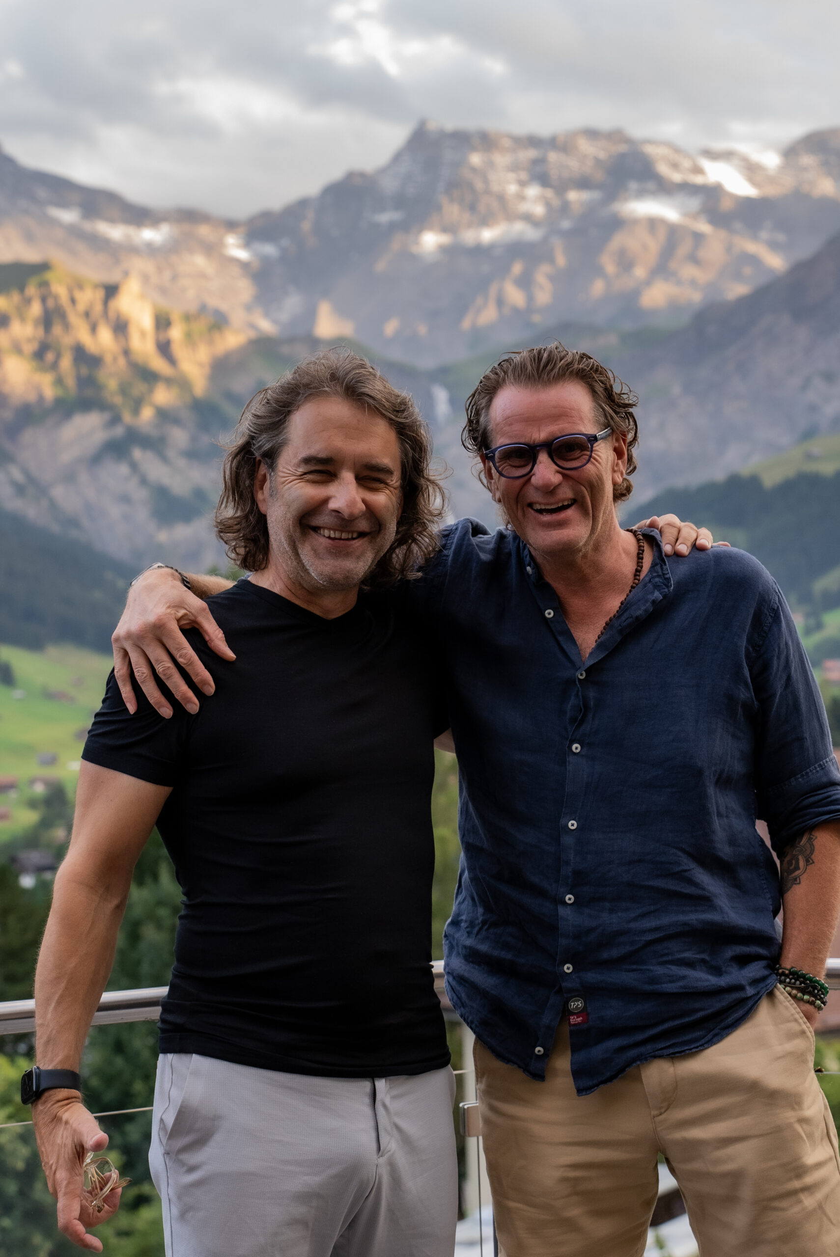 Martin Tillman und Thierry Laillard im The Cambrian Adelboden